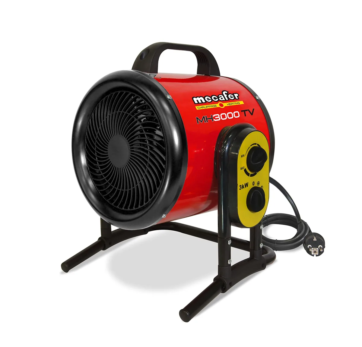 Mecafer Turbo mh3000vt Calefactor de Aire para Taller 3000W