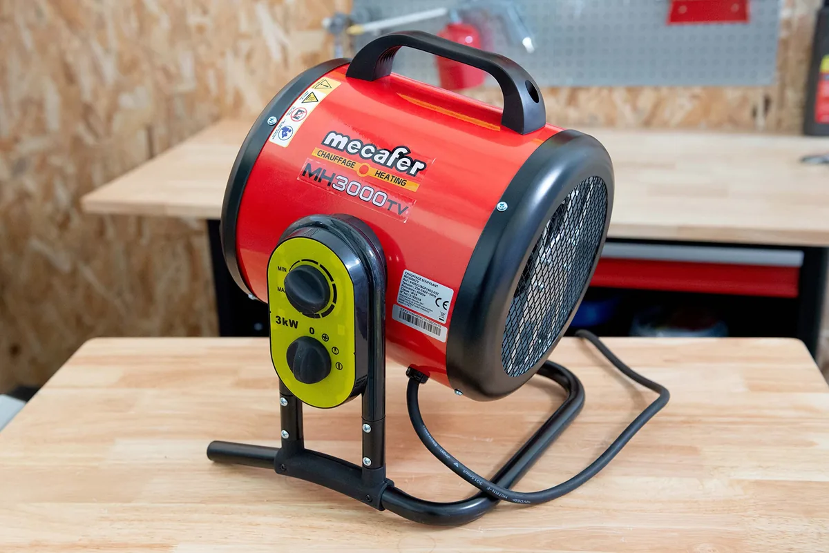 Vista 4 de Mecafer Turbo mh3000vt Calefactor de Aire para Taller 3000W