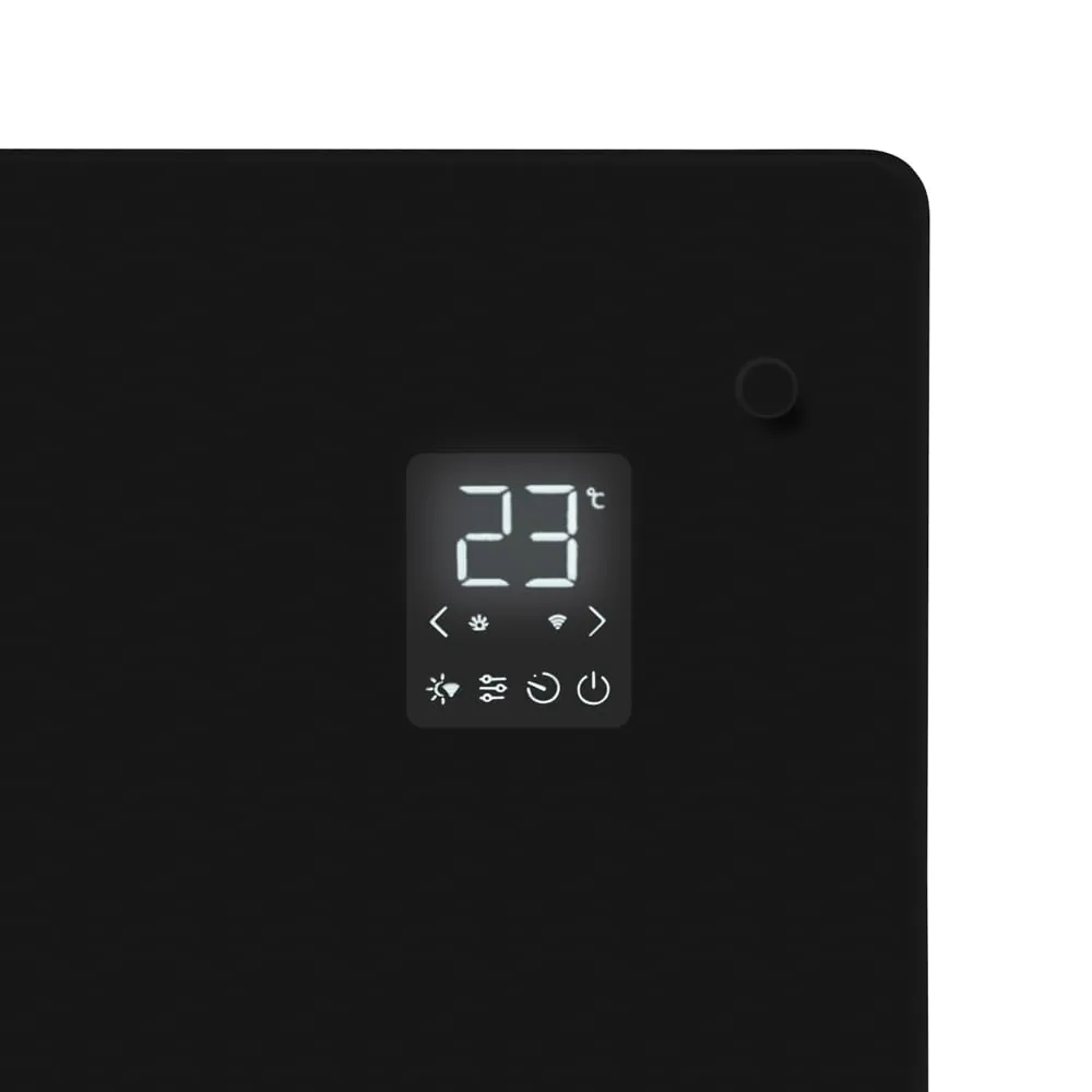 Vista 3 de VONROC Convector 2500W WiFi con Panel de Vidrio e IP24