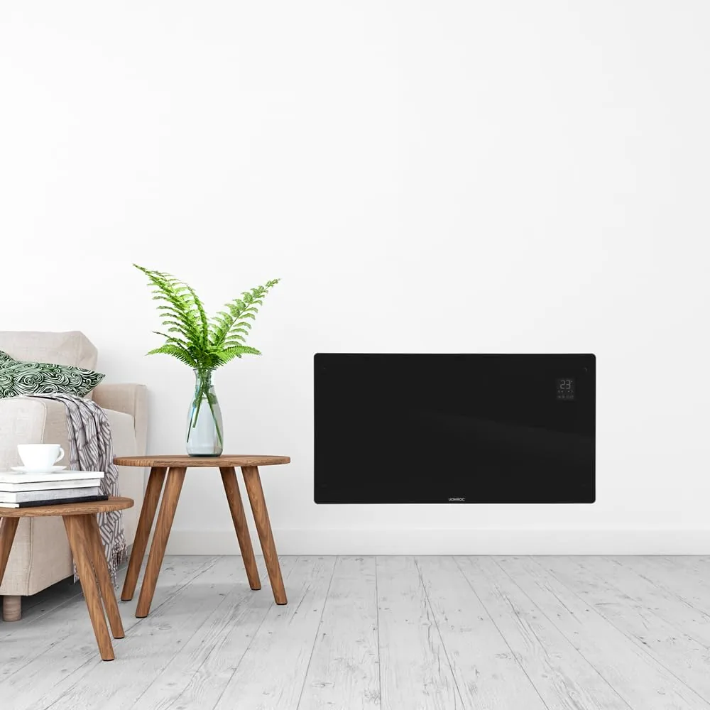 Vista 4 de VONROC Convector 2500W WiFi con Panel de Vidrio e IP24