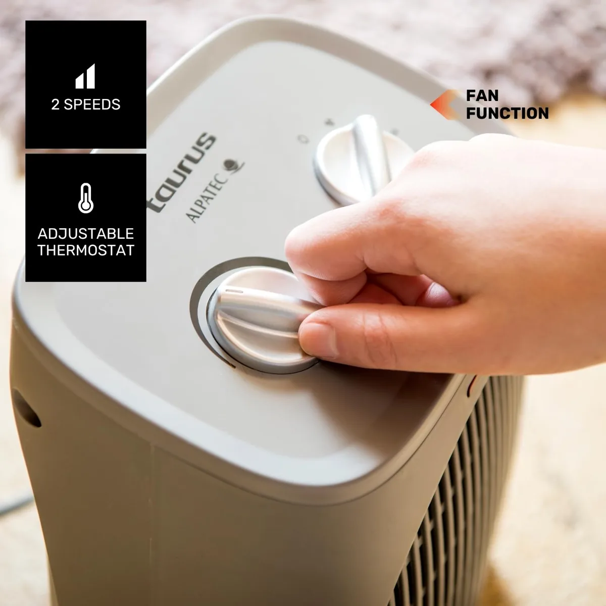 Vista 3 de Taurus Tropicano Bagno Calefactor de Baño 2000W IP21